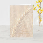 Carte de sympathie/carte sympathie de blé (Fleur jaune)