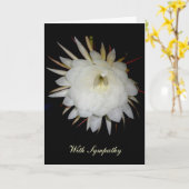 Carte de Sympathie Cereus Night-Blooming (Fleur jaune)