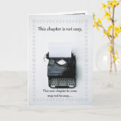 Carte de sympathie Chapitres (Fleur jaune)