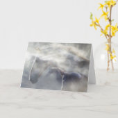 Carte de sympathie Cheval/Equine (Fleur jaune)