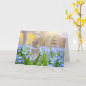 Carte de Sympathie Chipmunk (modifier le message p (Fleur jaune)