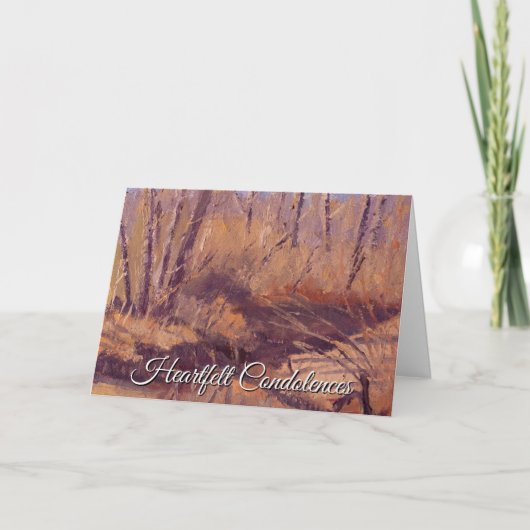 Carte de sympathie commémorative de bénédiction ir (Devant)