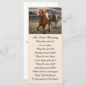 Carte de sympathie commémorative de célébration de (Devant / Derrière)