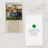 Carte de Sympathie commémorative élégante (Devant / Derrière)