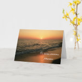 Carte de sympathie/condolencias portugais : (Fleur jaune)