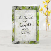 Carte de sympathie Crab Apple Blossom (Fleur jaune)