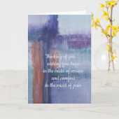 Carte de sympathie DAL (Fleur jaune)