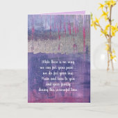 Carte de sympathie DAL (Fleur jaune)