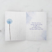 Carte de Sympathie Dandelions Aquarelle (Intérieur)