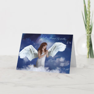 Carte de sympathie d'ange