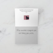 Carte de sympathie d'animal familier - chat (Intérieur)