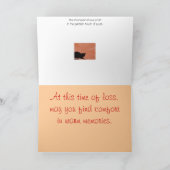 Carte de sympathie d'animal familier - chat (Intérieur)