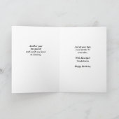 Carte de sympathie d'anniversaire (Intérieur)