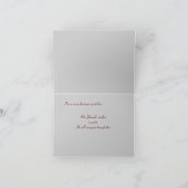 Carte de sympathie - "dans la sympathie" de moi (Intérieur)