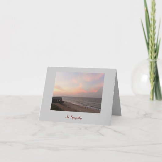 Carte de sympathie - "dans la sympathie" de moi (Devant)