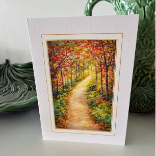 Carte de sympathie d'automne – Pensées pour vous