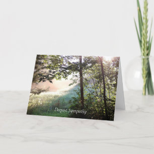 Carte de sympathie Dawn Deepest