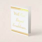 Carte de Sympathie de base Gold Foil (Devant)