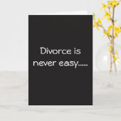 Carte de sympathie de divorce (Fleur jaune)