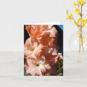 Carte de sympathie de Gladiola de Carol (Fleur jaune)