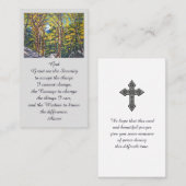 Carte de Sympathie de la photo commémorative funér (Devant / Derrière)