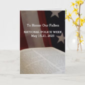 Carte de sympathie de la Semaine nationale de la p (Fleur jaune)