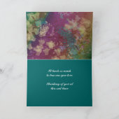 Carte de sympathie de lama avec cinq blancs et (Intérieur)