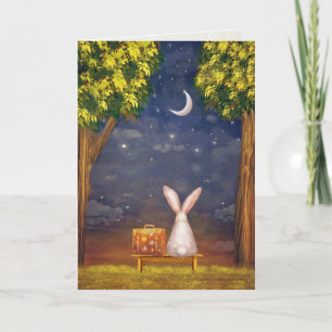 Carte de sympathie de lapin