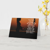 Carte de Sympathie de l'Esprit Eternal Dark Mother (Fleur jaune)