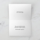 Carte de sympathie de loriot (Intérieur)