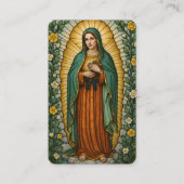 Carte de sympathie de notre Dame de Guadalupe au d (Devant)