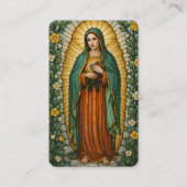 Carte de sympathie de notre Dame de Guadalupe au d (Devant)