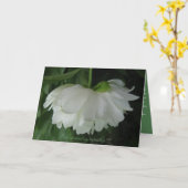 Carte de sympathie de notre part (Fleur jaune)