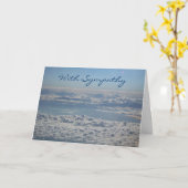 Carte de sympathie de nuages (Fleur jaune)