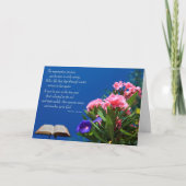 Carte de sympathie de promesse de résurrection (Devant)