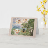 Carte de sympathie de rottweiler (Fleur jaune)