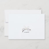 Carte de Sympathie de ton gris Merci (Dos)