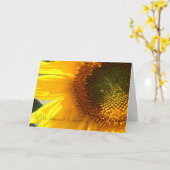 Carte de sympathie de tournesol (Fleur jaune)