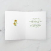 Carte de Sympathie de tournesol (Intérieur)