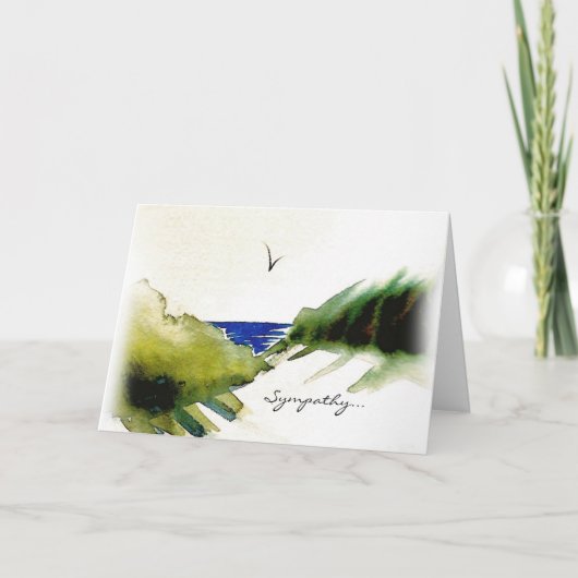 Carte de sympathie des dunes de plage (Devant)