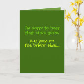 Carte de sympathie drôle à télécommande pour lui (Fleur jaune)