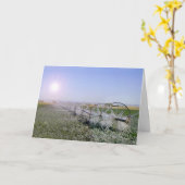 Carte de sympathie du champ de ferme (Fleur jaune)