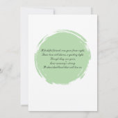 Carte de sympathie du chat siamois (Dos)