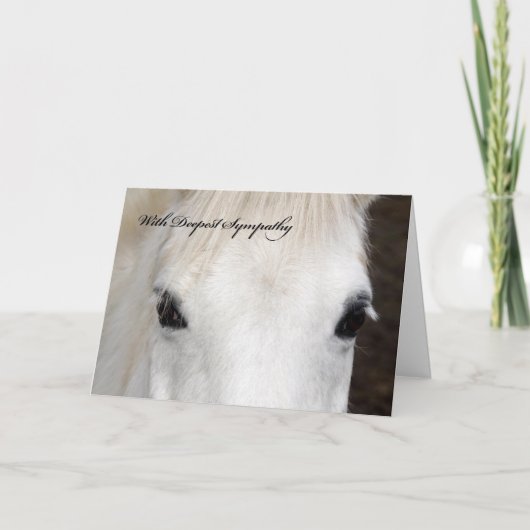 Carte de sympathie du cheval (Devant)