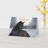 Carte De Sympathie Du Cheval Animaux, Perte Du Che (Fleur jaune)