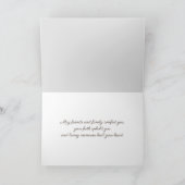 Carte de sympathie du coeur d'hiver (Intérieur)