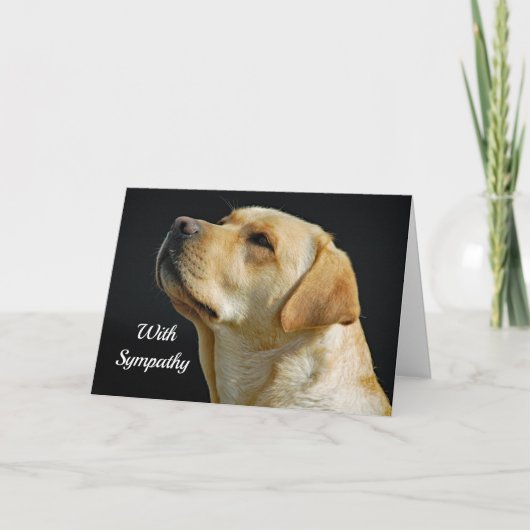 Carte de sympathie du Labrador Retriever (Devant)