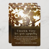 Carte de sympathie du Merci de la nostalgie des Fe (Devant / Derrière)