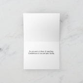 Carte de Sympathie du Nénuphar blanc (Intérieur)