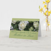 Carte de sympathie du Rose de la perte de la mère  (Fleur jaune)